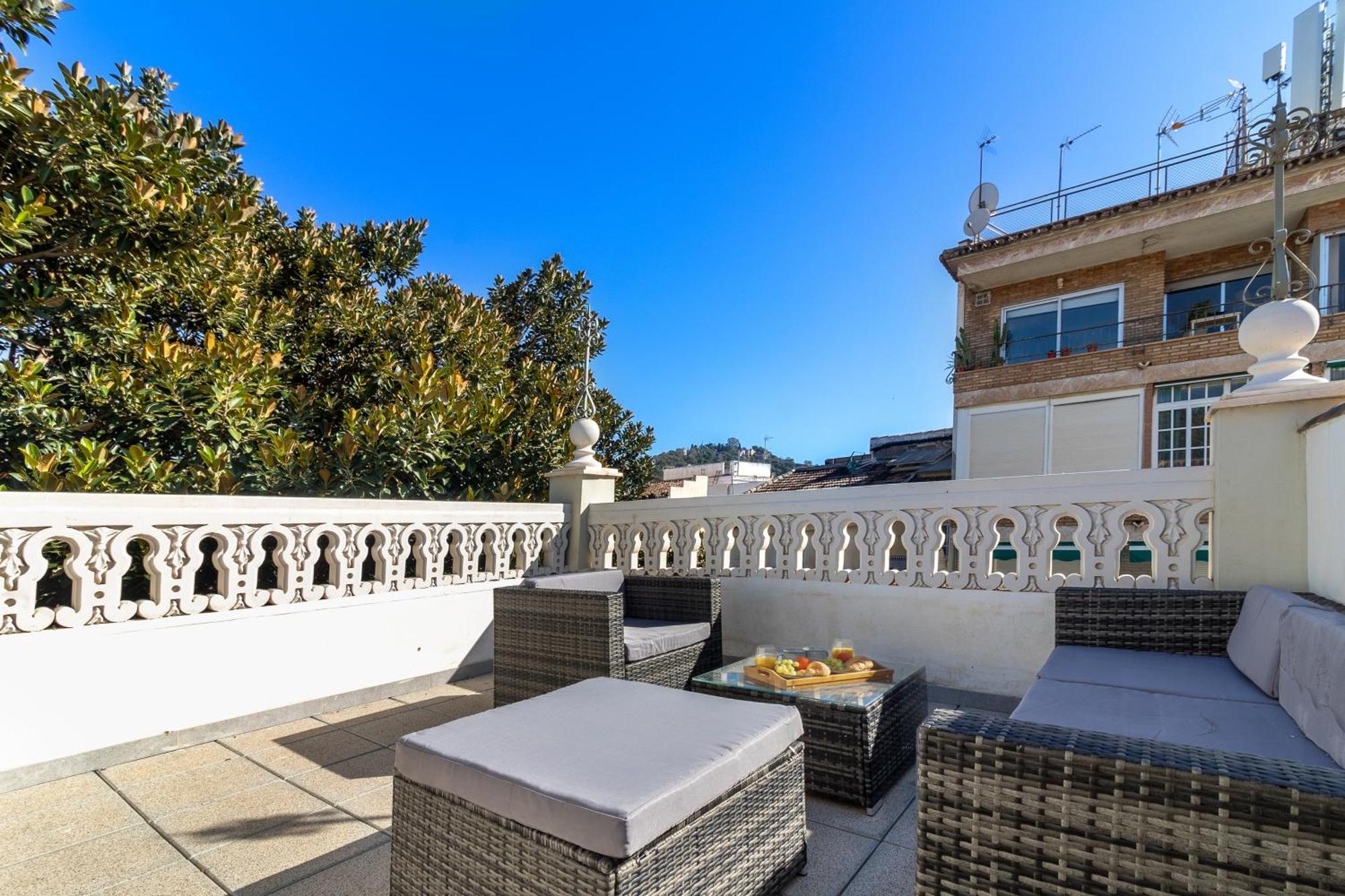 Nt Luxury Central Duplex With Terrace & Parking Málaga Exterior foto