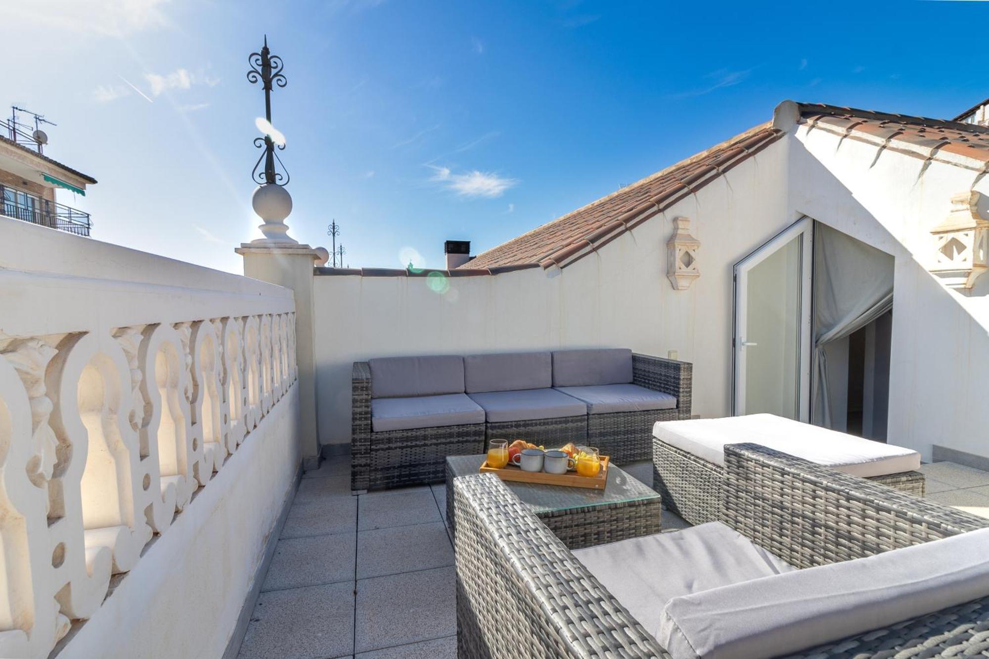 Nt Luxury Central Duplex With Terrace & Parking Málaga Exterior foto